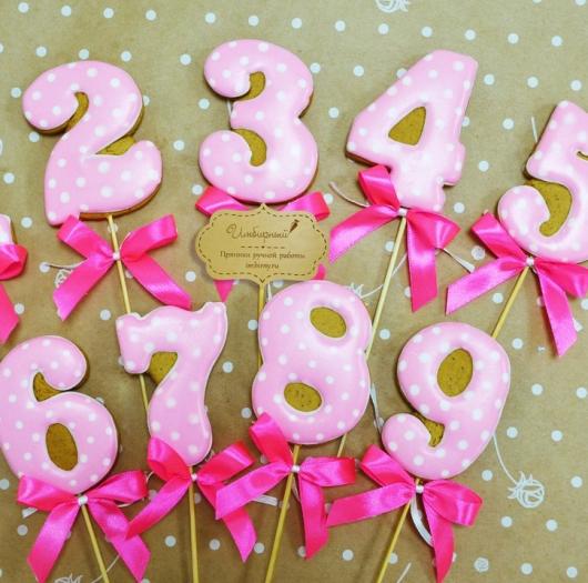 Пряник 2 розовый