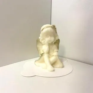 Фигурка из шоколадной глазури Ангел-девочка 4*5,5см, цветная